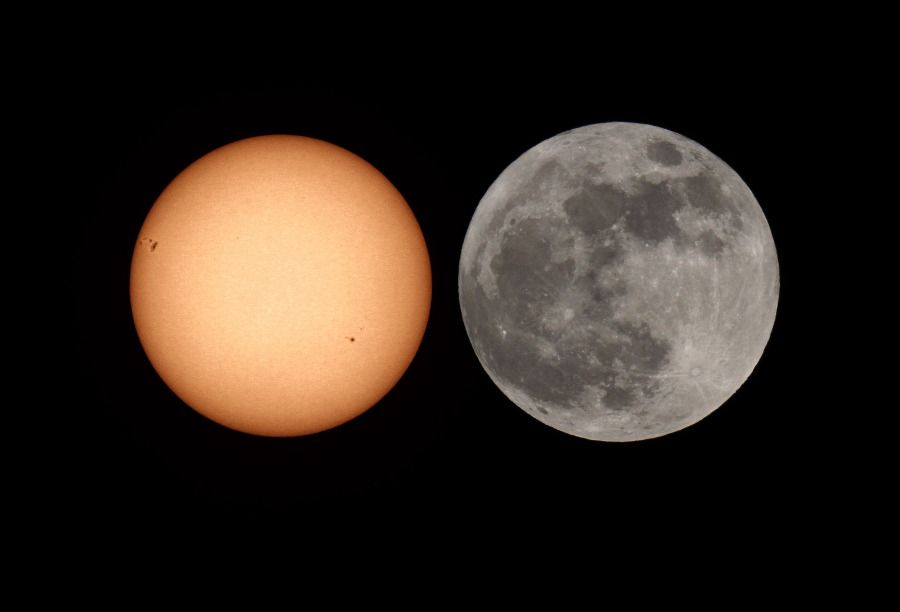 Sun vs. Super Moon
