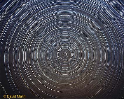 Star Trails in Northern Skies