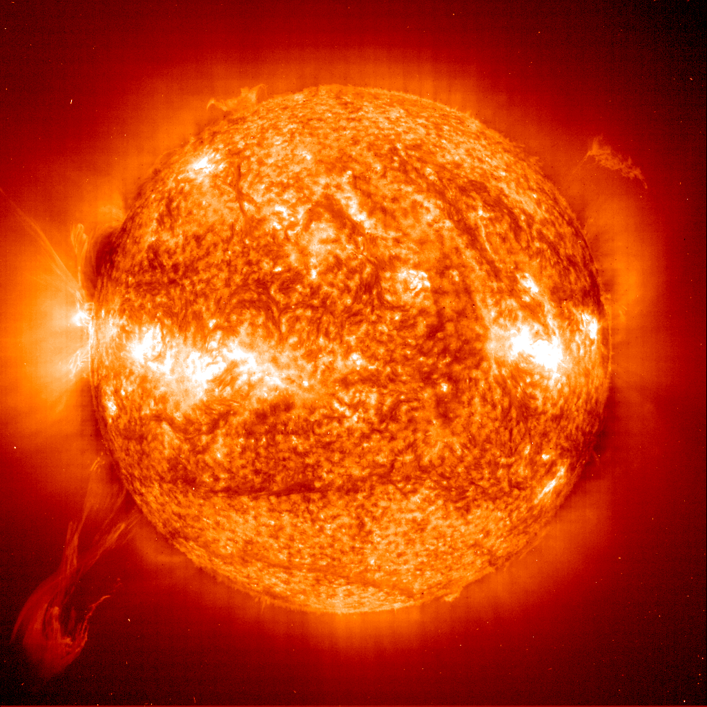 A Twisted Solar Eruptive Prominence