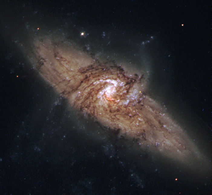 NGC 3314: When Galaxies Overlap