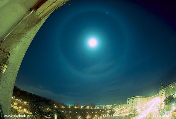 A Halo Around the Moon