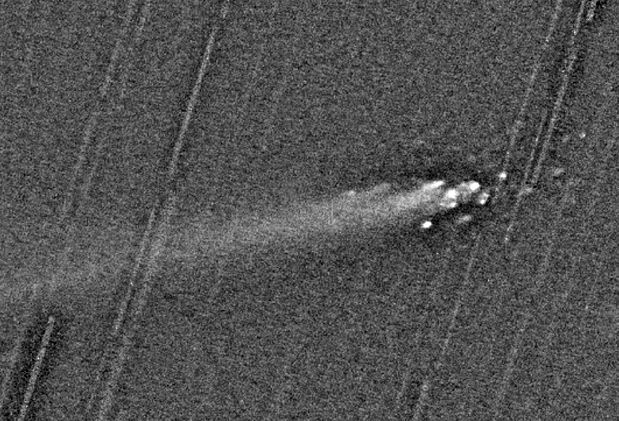 Fragments of Comet LINEAR