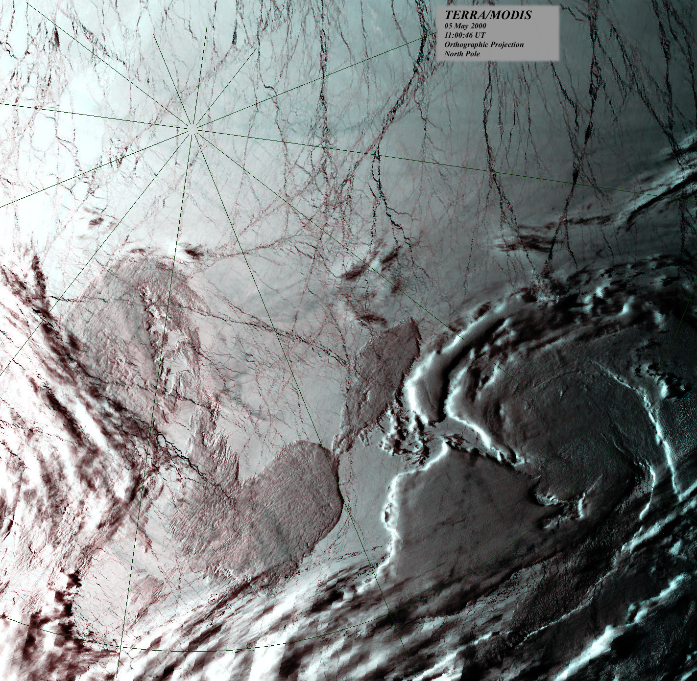 North Pole Below