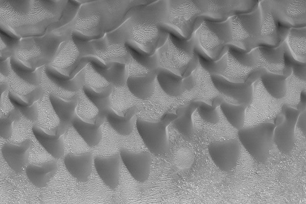 Sand Dunes on Mars