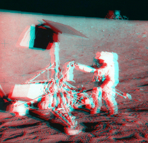 Apollo / Surveyor Stereo View