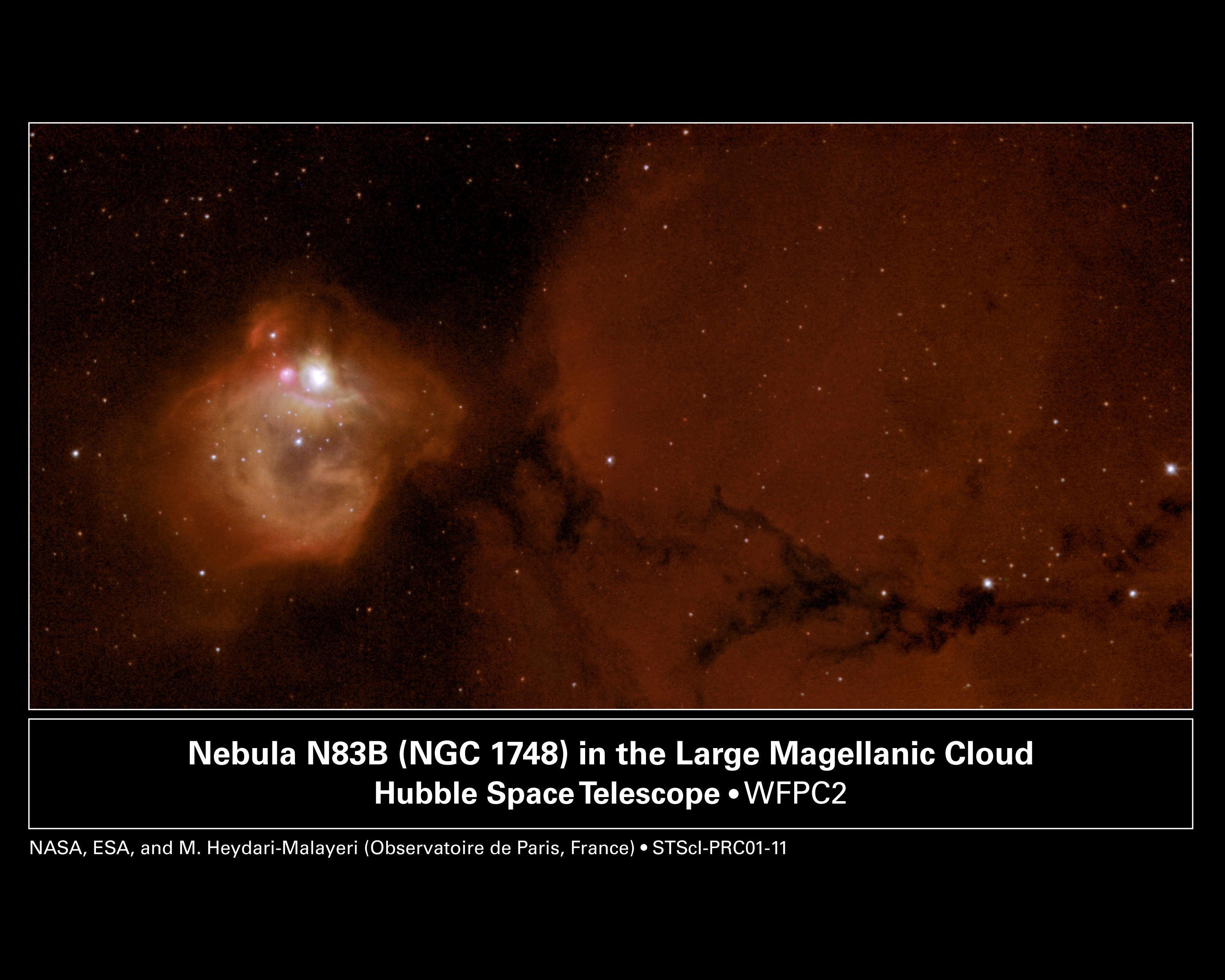 New Stars Destroying NGC 1748
