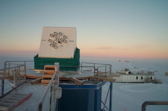 Antarctica Hears Little Normal Matter in the Big Bang