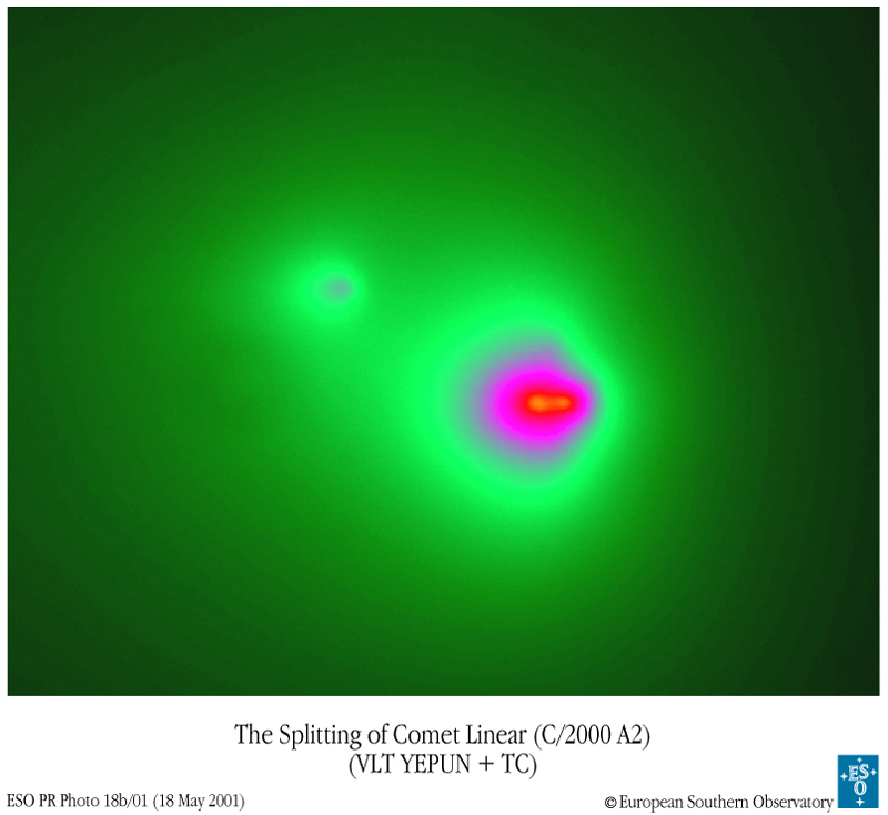 Another Comet LINEAR Breaks Up