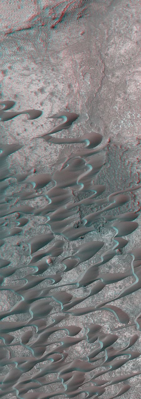 Mars: 3-D Dunes