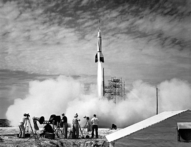 The First Rocket Launch from Cape Canaveral