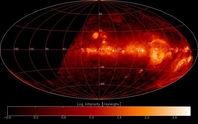 The Southern Sky in Warm Hydrogen