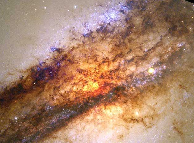 The Center of Centaurus A