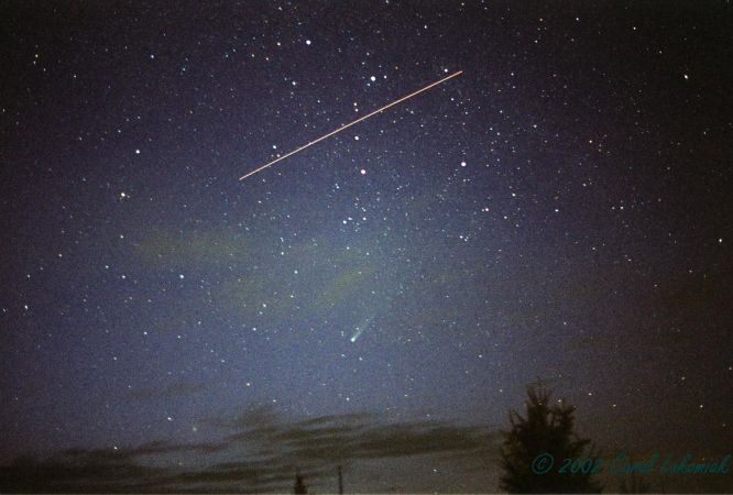 Comet Ikeya-Zhang Meets The ISS