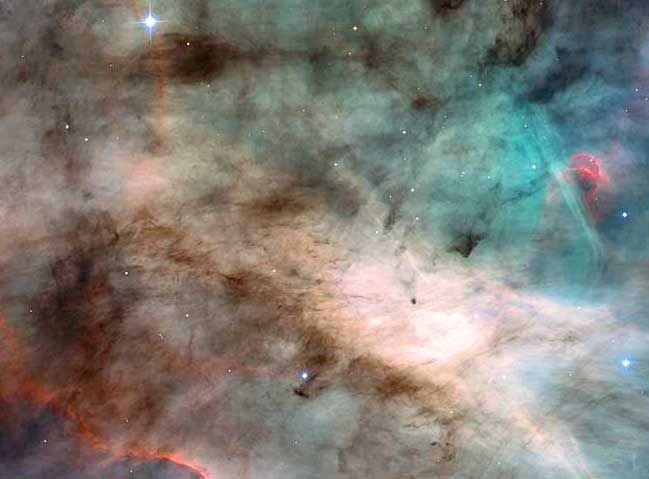 In the Center of the Omega Nebula