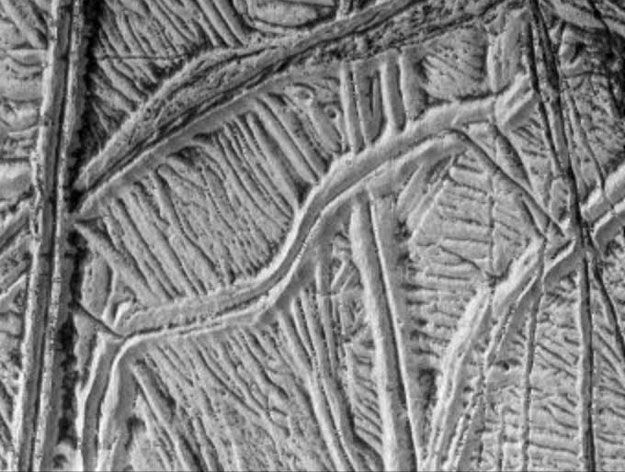 Cracks and Ridges on Europa