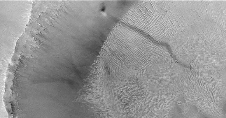 A Dust Devil on Mars