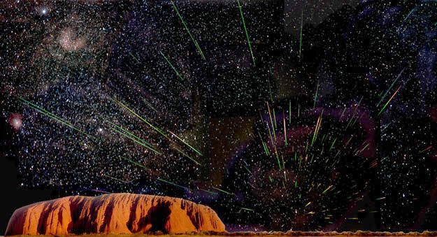 Leonids Over Uluru