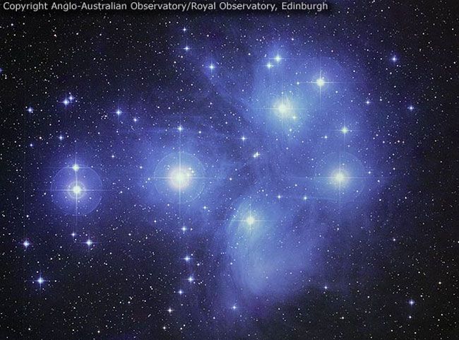 The Pleiades Star Cluster