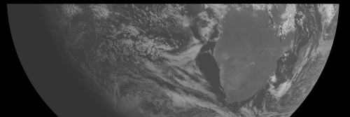 Moon Shadow Moves Over Africa