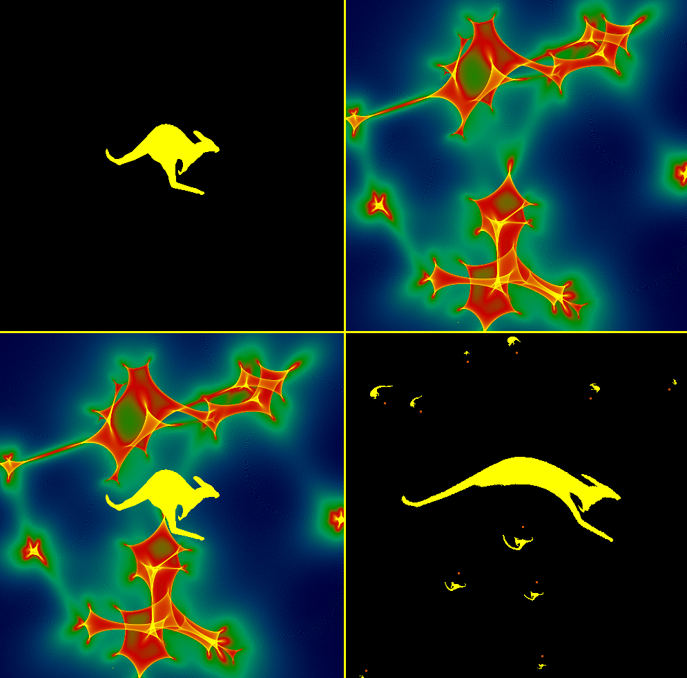 A Network of Microlensing Caustics