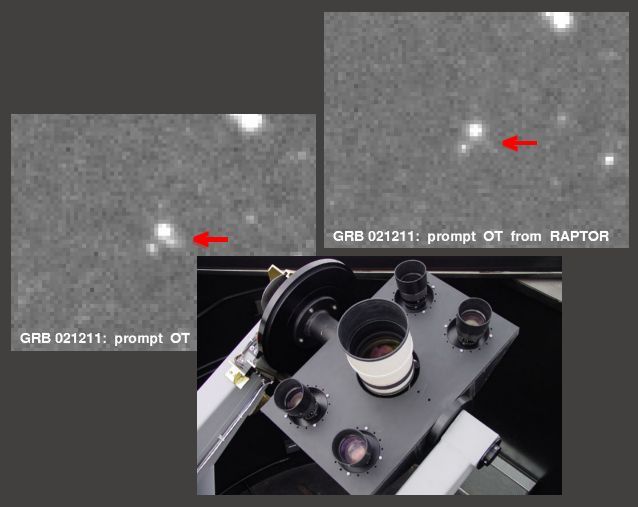 RAPTOR Images GRB 021211