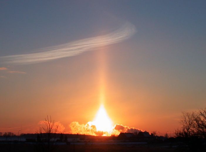 Launch of the Sun Pillar