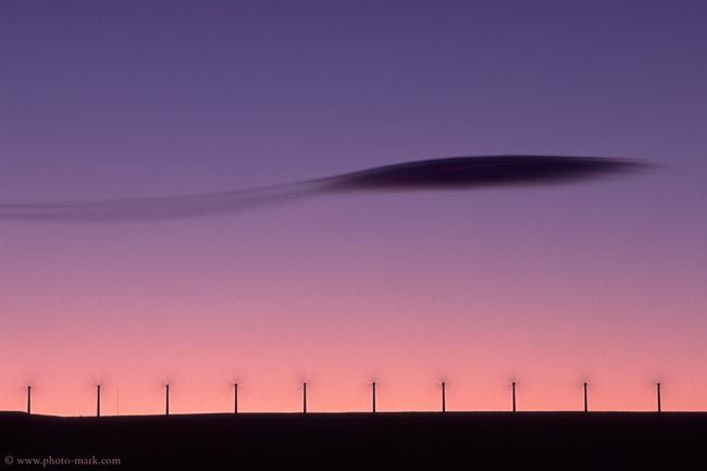 A Lenticular Cloud Over Wyoming