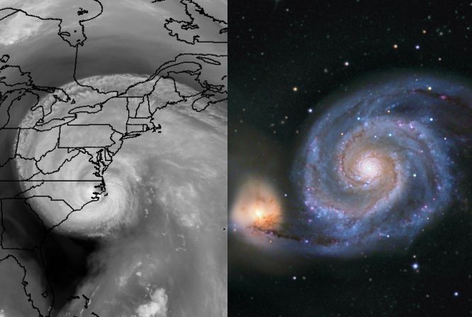 Logarithmic Spirals Isabel and M51