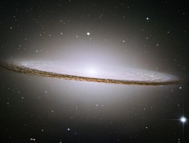 The Sombrero Galaxy from HST