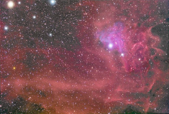 IC 405: The Flaming Star Nebula