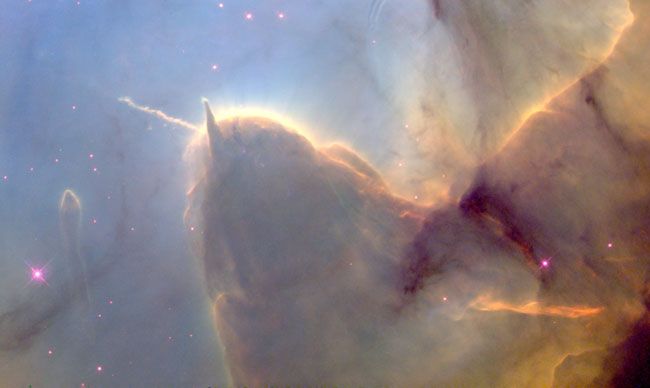 Trifid Pillars & Jets