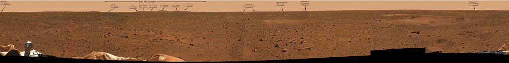 A Mars Panorama from the Spirit Rover