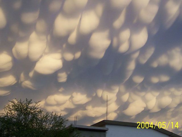 Mammatus Clouds Over Mexico
