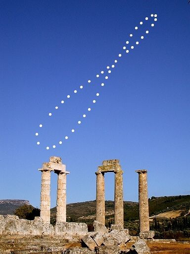 Analemma over Ancient Nemea