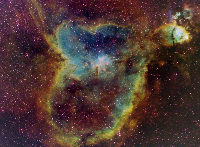 IC 1805: Light from the Heart