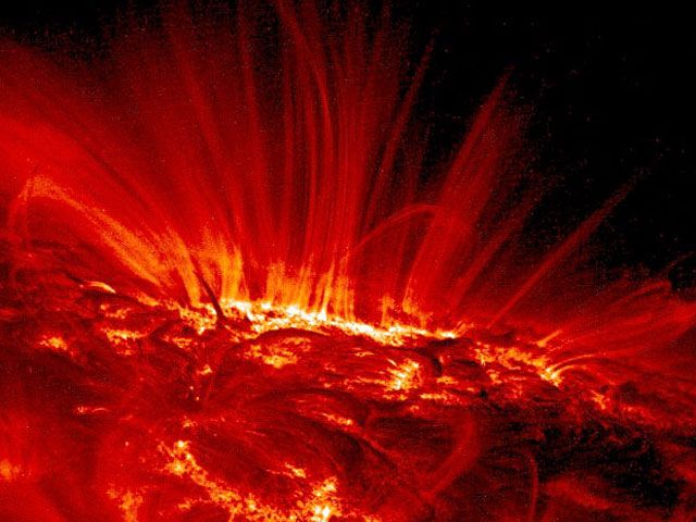 Sunspot Loops in Ultraviolet