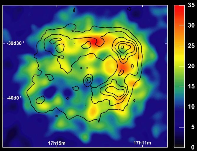 Supernova Remnant Imaged in Gamma Rays