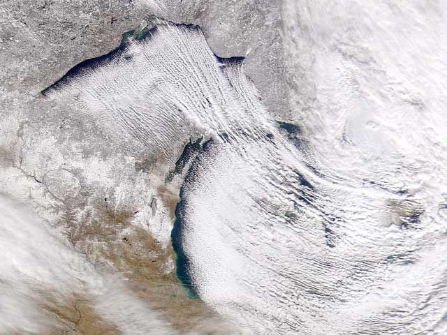 Lake Effect Snow on Earth