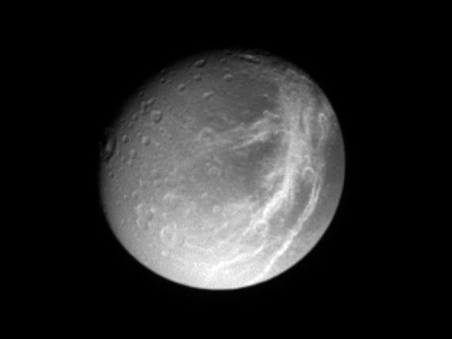 Saturn's Moon Dione from Cassini