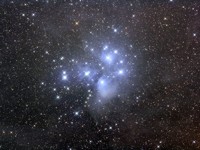 The Pleiades Star Cluster