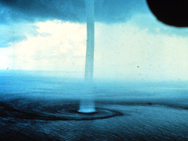 A Waterspout off the Florida Keys
