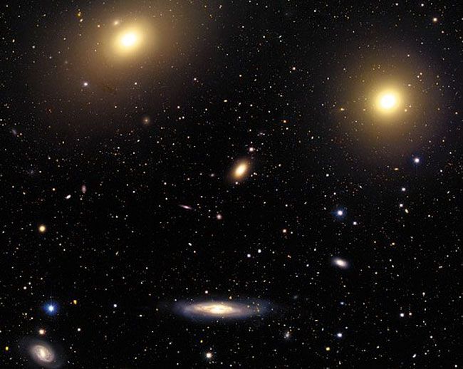 In the Center of the Virgo Cluster