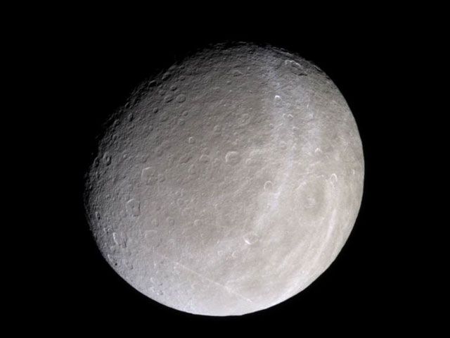 Saturn's Moon Rhea from Cassini