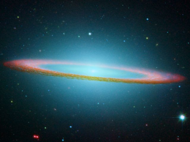 The Sombrero Galaxy in Infrared