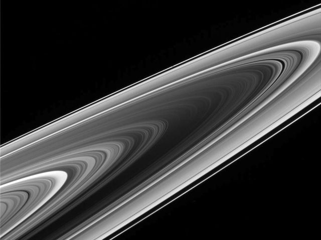 Saturn's Rings from the Other Side