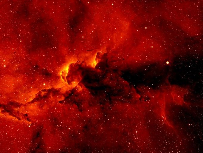 IC 1396 H-Alpha Close-Up