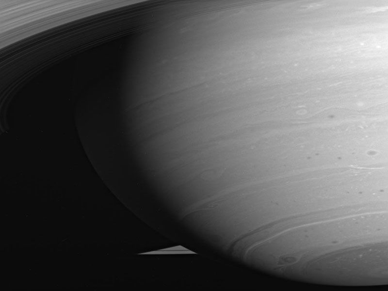 The Swirling Storms of Saturn