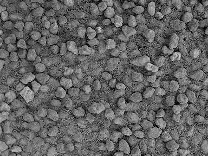 Angular Sand on Martian Hills