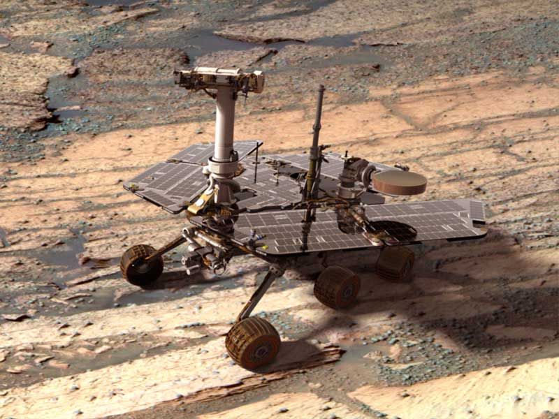 A Digital Opportunity Rover on Mars