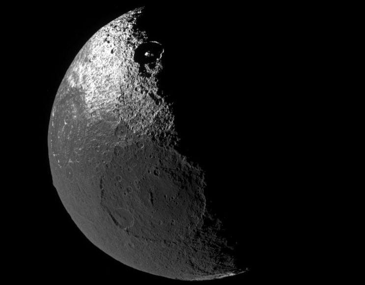 Dark Terrain on Saturn's Iapetus